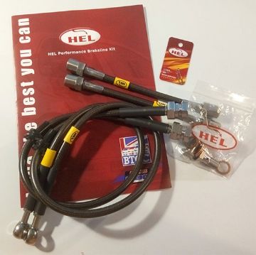 Show details for 1.8t HEL Braided Brake Hose Lines Picture of 1.8t HEL Braided Brake Hose Lines